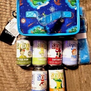 Loungefly Disney Insulated Crossbody Bag with Peter Pan Soda Cans